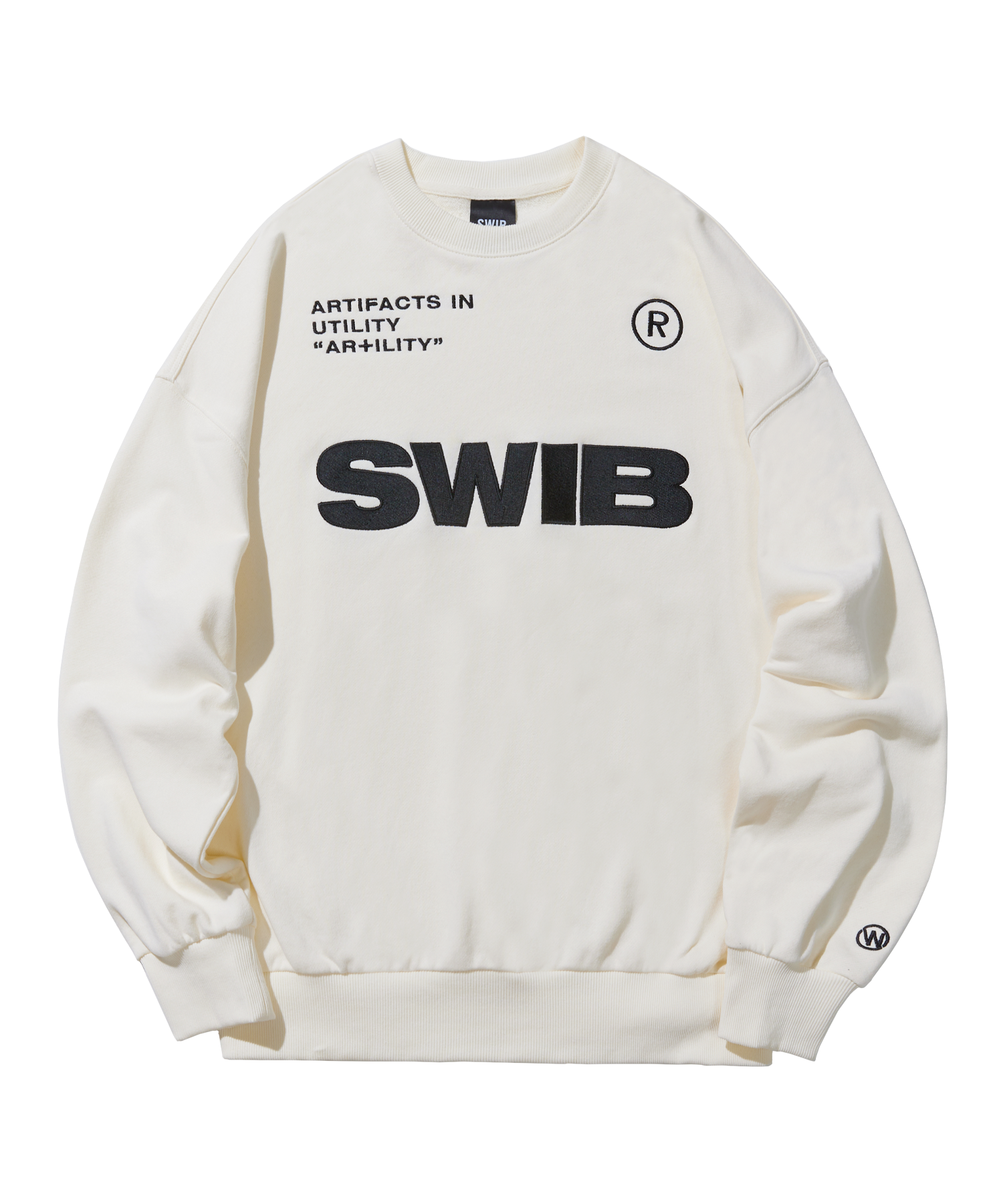 Artifact B Logo Sweatshirt (Ivory) [LSQFCTM315M]