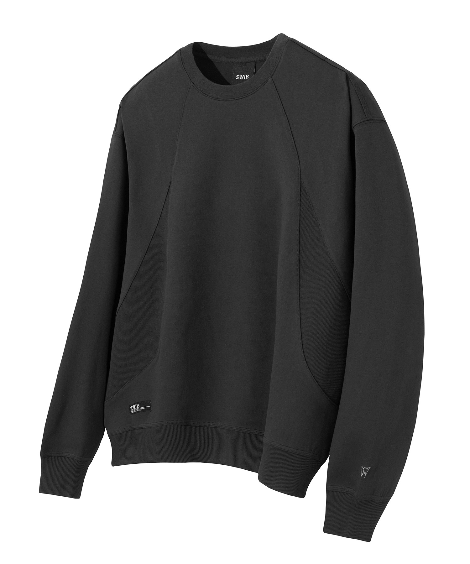 Rip Contrast Point Sweatshirt (Charcoal) [LSRSCTM110M]