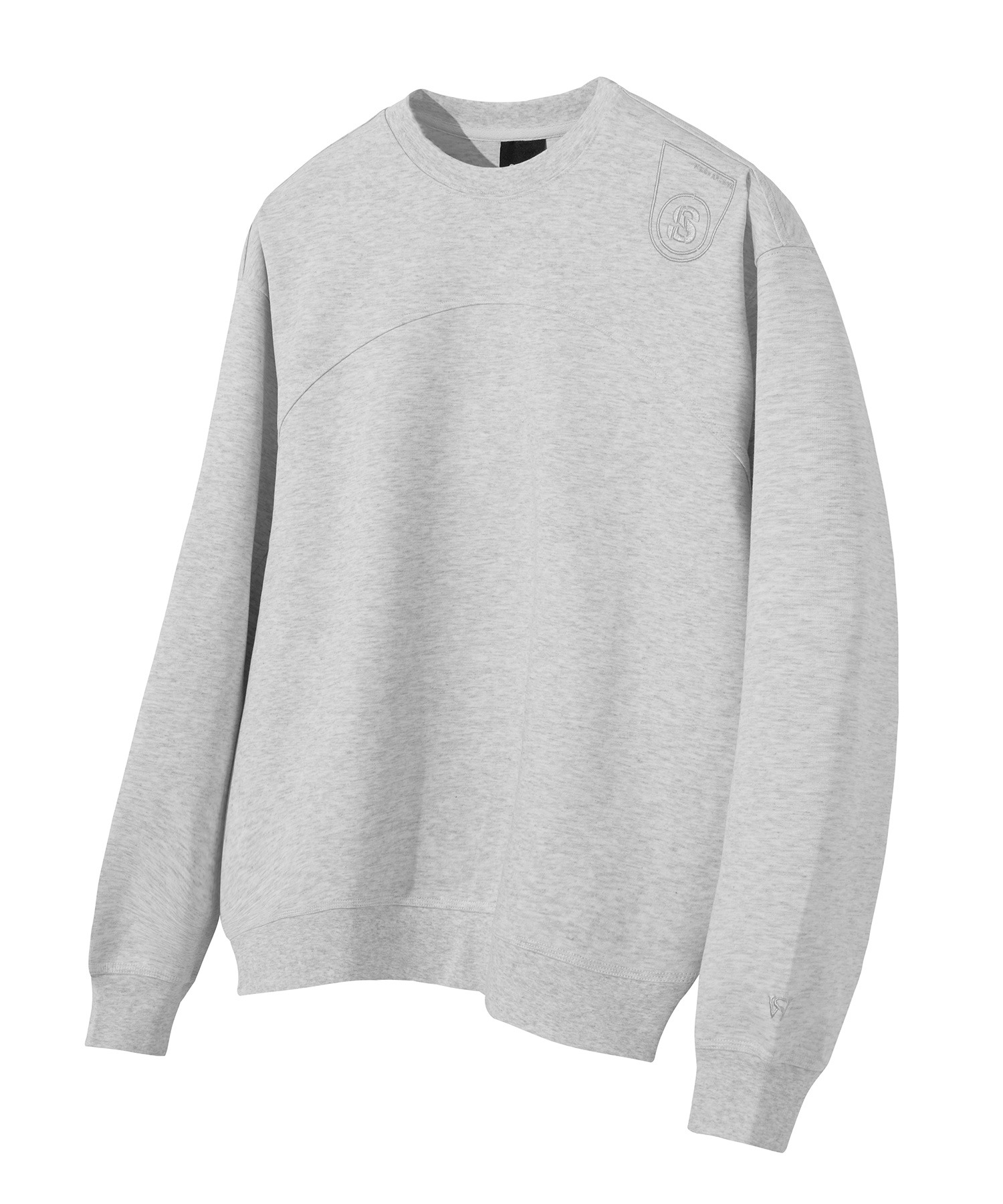 Round Upper Seam Sweatshirt (Oatmeal Grey) [LSRSCTM111M]